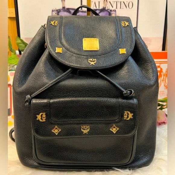MCM | Bags | Mcm Germany Studded Backpack | Poshmark display picture 1
